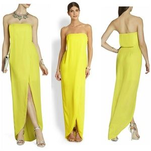 BCBG MaxAzria Yellow Jesse Dress